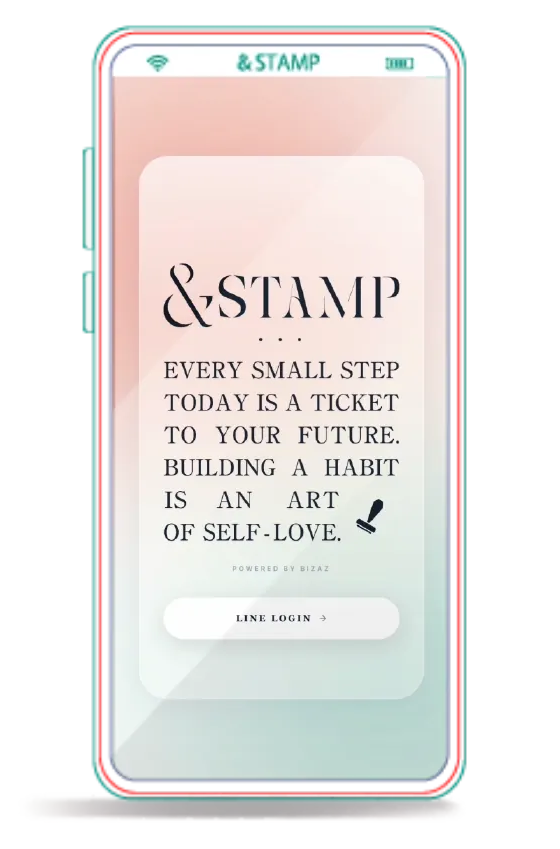 &STAMP アプリ画面